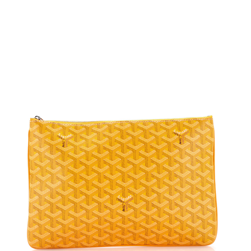 Goyard MM Senat Zip Pouch Coated Canvas